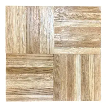 12x12 Natural Oak Parquet Hardwood Flooring