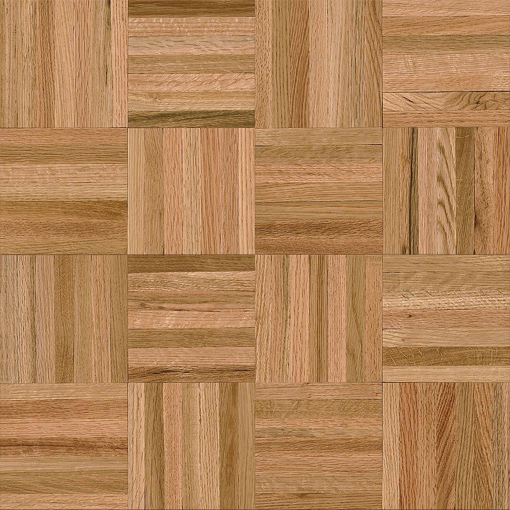 American Home 12x12 Natural Oak Parquet Hardwood Flooring By Bruce