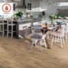 Outlast+ Golden Rustic Oak 12 mm T x 6.1 in. W Waterproof Laminate Wood Flooring by Pergo