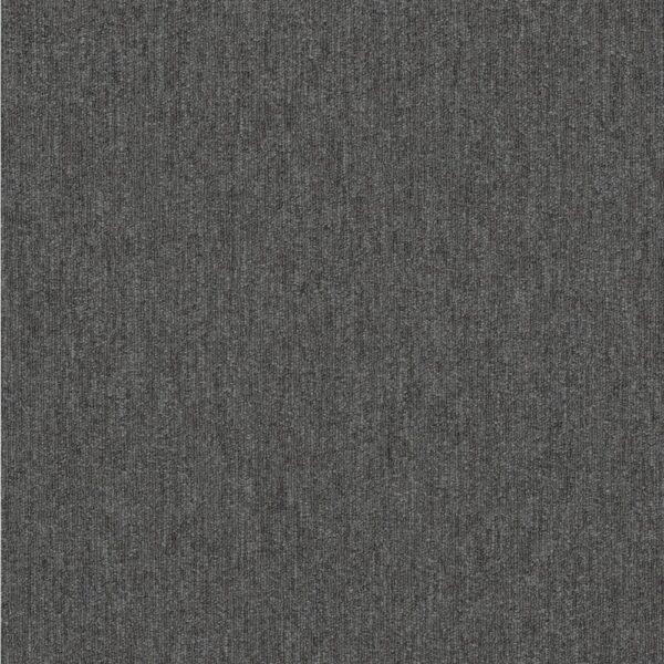 Hampton - Pewter - Gray Commercial/Residential Glue-Down Carpet Tile Square