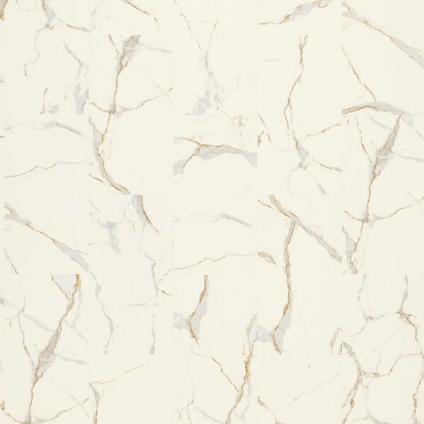 Pergo Rome Marble White Marble Look Waterproof Interlocking Luxury Vinyl Tile Flooring