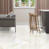 Ader Calacatta Polished Porcelain Marble Look Floor Tile - Image 2