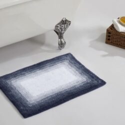 Better Trends Torrent Bath Rug 24-Inches x 17-Inches Gray Cotton Bath rug one_size | BATO1724GRY