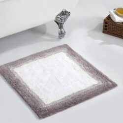 Better Trends Torrent Bath Rug 24-Inches x 24-Inches Beige Cotton Bath rug one_size in Brown | BATO24SBE