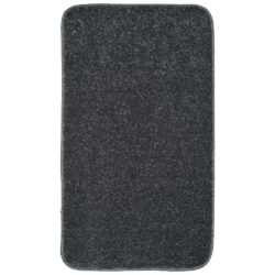 Gramercy Cinder Gray 20 in. x 34 in. Solid Polypropylene Bath Mat