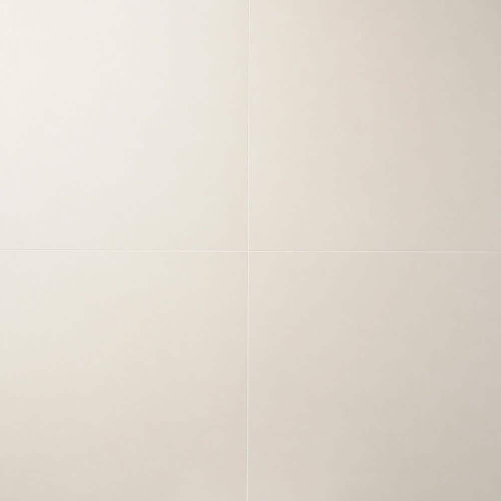 Artmore Tile ToughTech White 24-in x 24-in Matte Porcelain Floor and Wall Tile ( 11.62-sq ft / Carton ) | EXT3RD105348