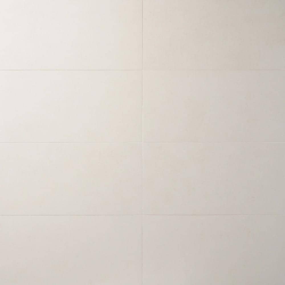 Artmore Tile ToughTech White 12-in x 24-in Matte Porcelain Floor and Wall Tile ( 9.68-sq ft / Carton ) | EXT3RD105350
