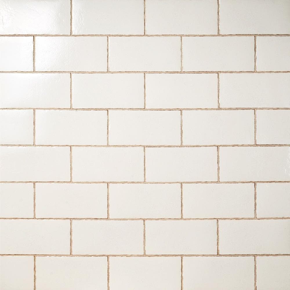 Artmore Tile Knappa White 6-in x 12-in Glazed Porcelain Subway Floor and Wall Tile ( 10.76-sq ft / Carton ) | EXT3RD105403