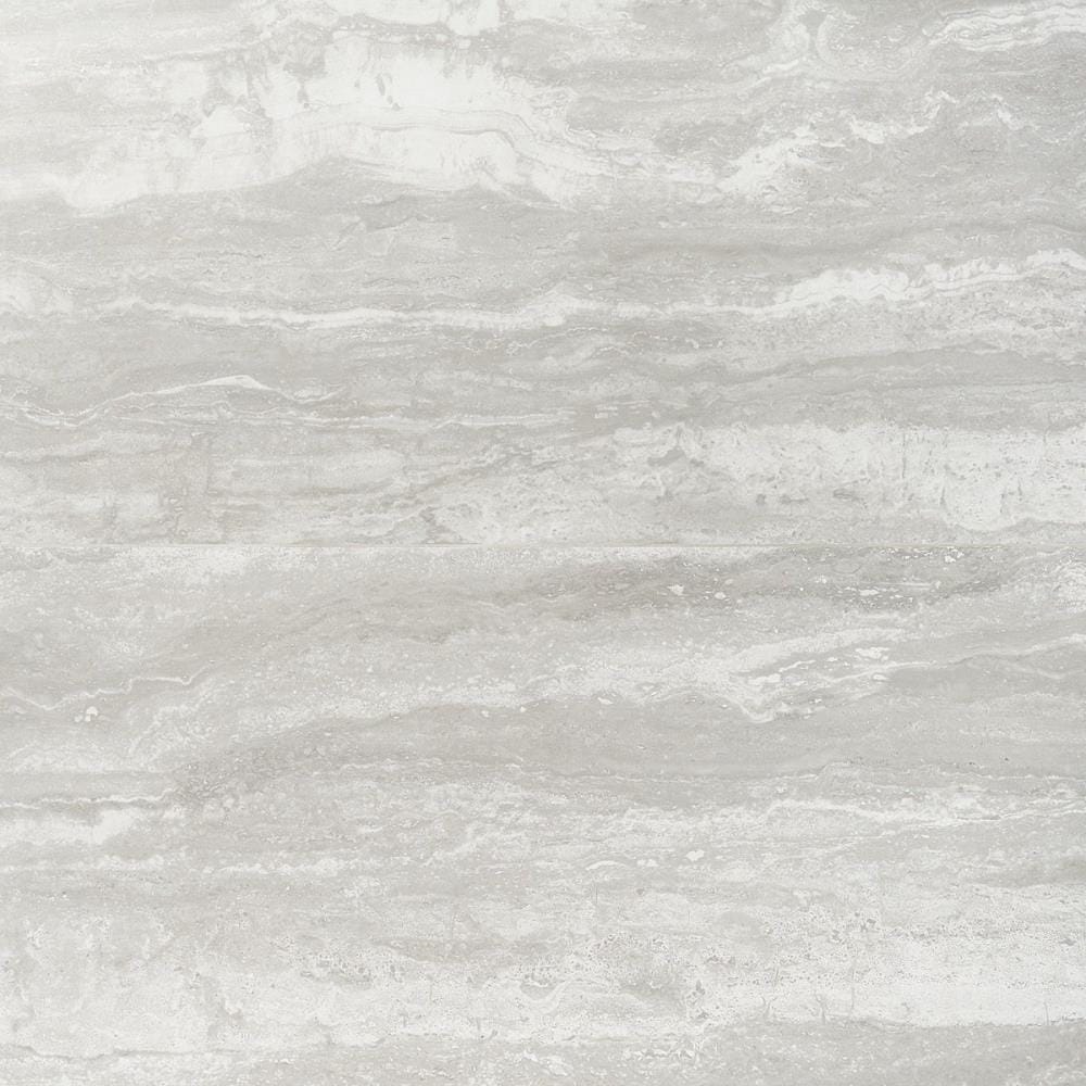 Artmore Tile Primary Travertine Silver 24-in x 48-in Matte Porcelain Floor and Wall Tile ( 15.49-sq ft / Carton ) | EXT3RD105675