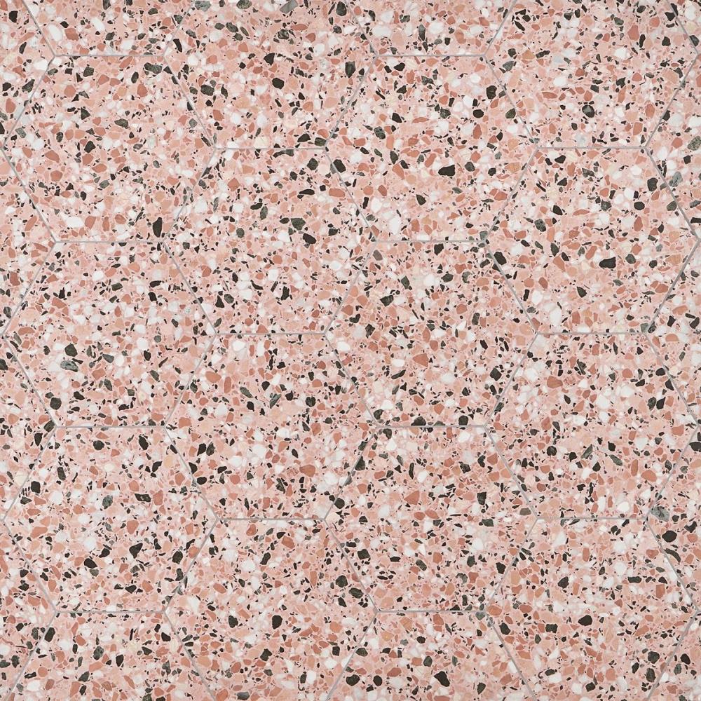 Artmore Tile Giotto Pink 12-in x 15-in Matte Porcelain Patterned Hexagon Floor and Wall Tile ( 10.51-sq ft / Carton ) | EXT3RD105938