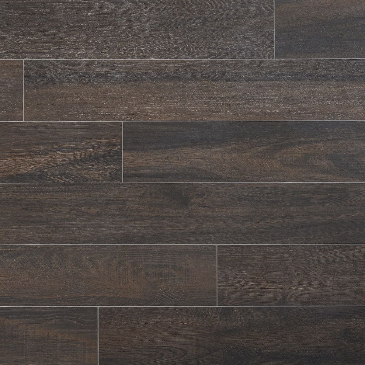 Artmore Tile Mulberry Brown 8-in x 48-in Matte Porcelain Wood look Floor and Wall Tile ( 15.49-sq ft / Carton ) | EXT3RD106368