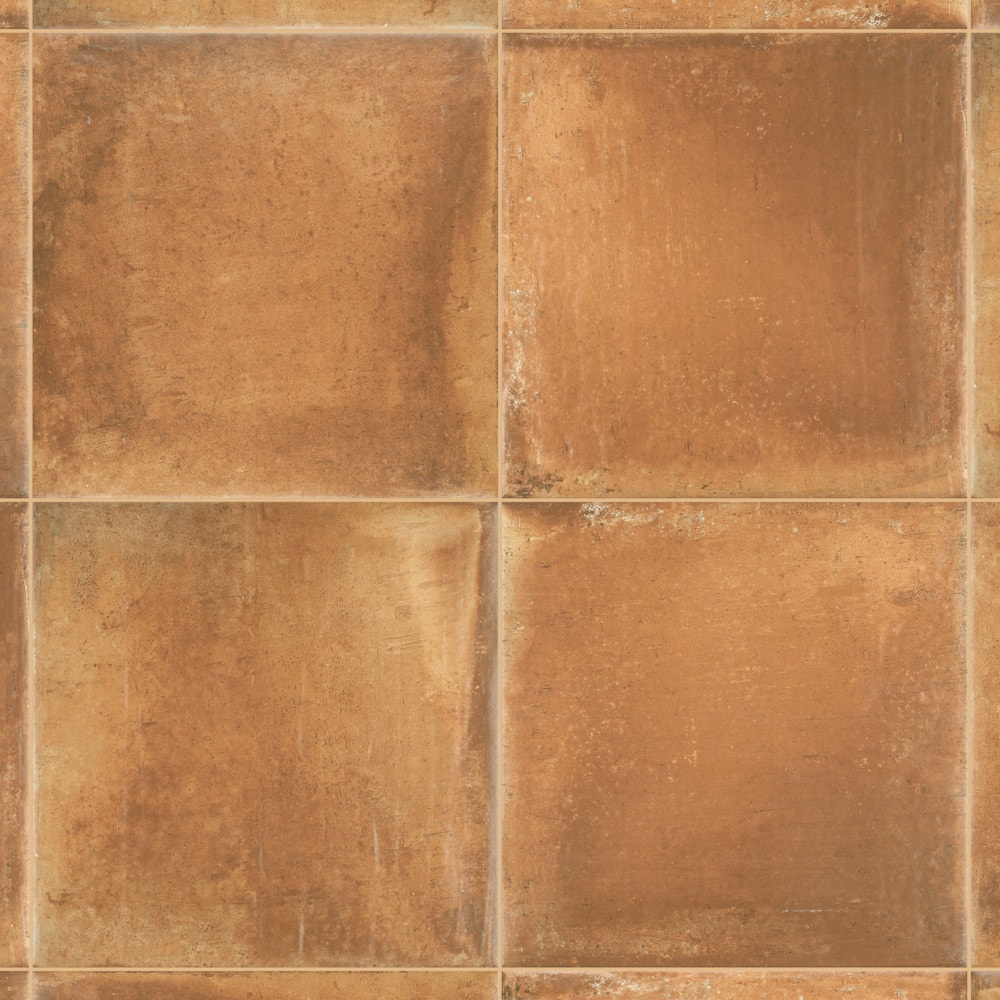 Affinity Tile Rustic Cotto 13-in x 13-in Satin Porcelain Floor and Wall Tile ( 14.4-sq ft / Carton ) | FGFRUSCO