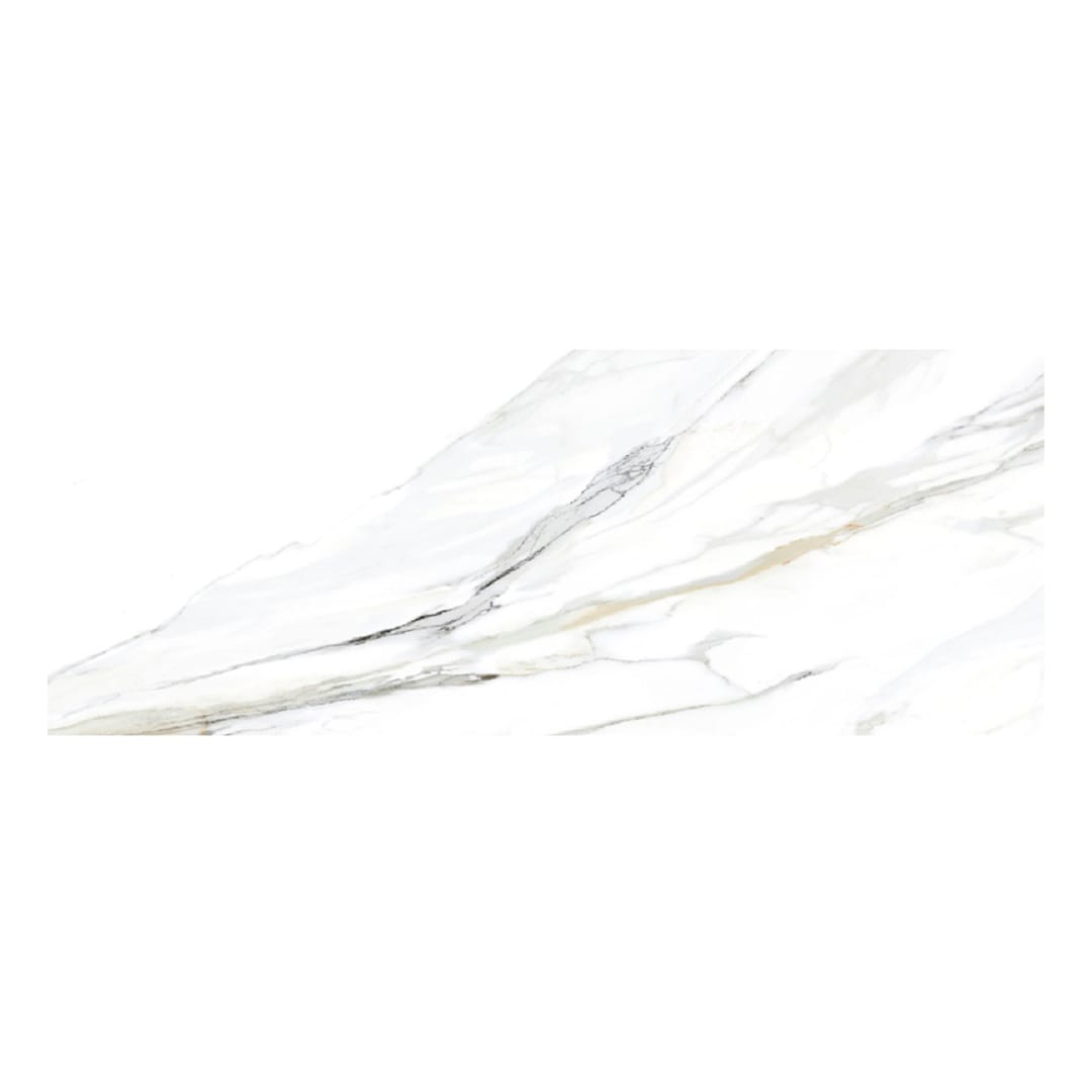 Apollo Tile White 24-in x 48-in Matte Porcelain Marble look Floor and Wall Tile ( 15.48-sq ft / Carton ) | IMPICALM2448