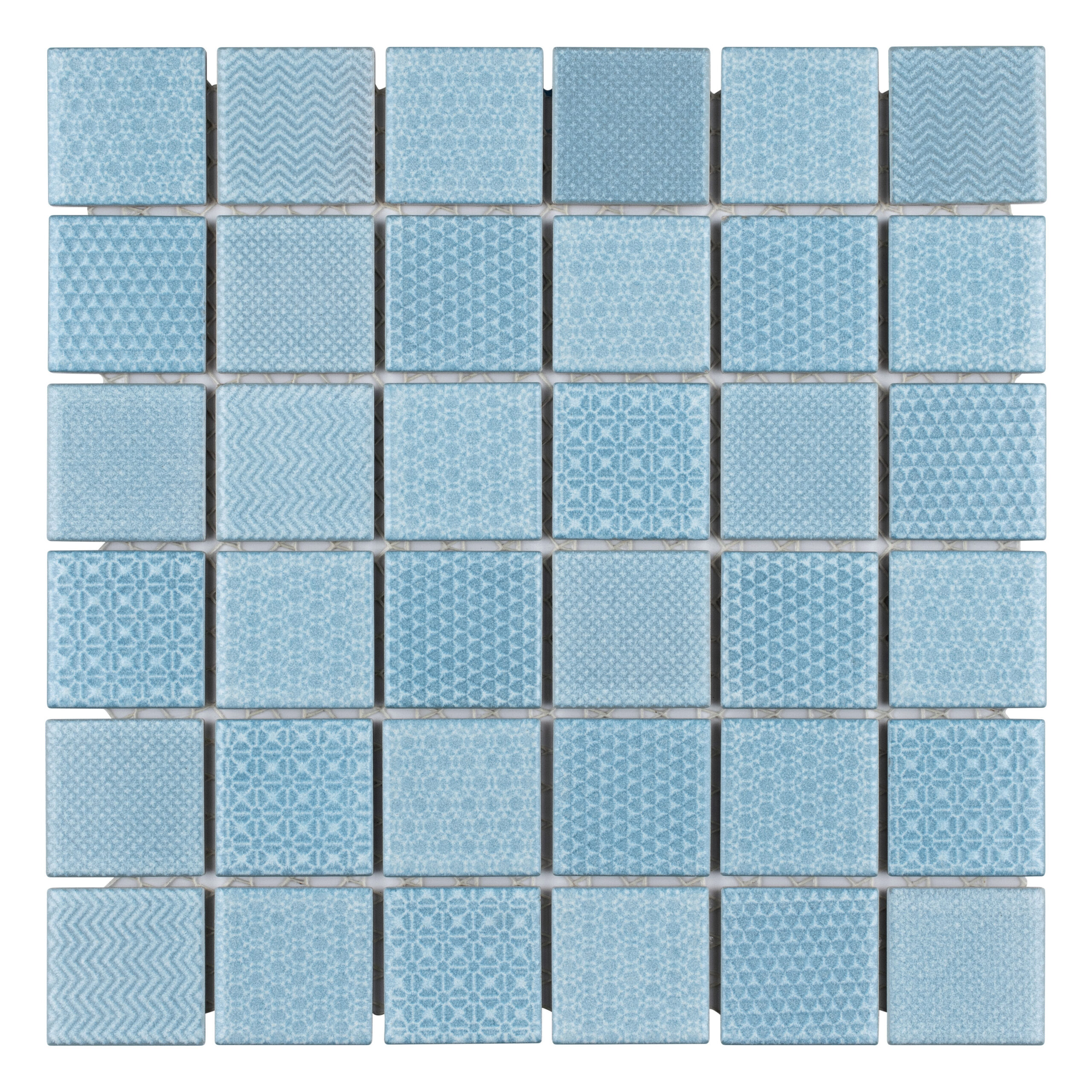 Affinity Tile Sample - Celadon Aqua 6-in x 6-in Glossy Porcelain Floor and Wall Tile one_size | S1FTCCELAQ