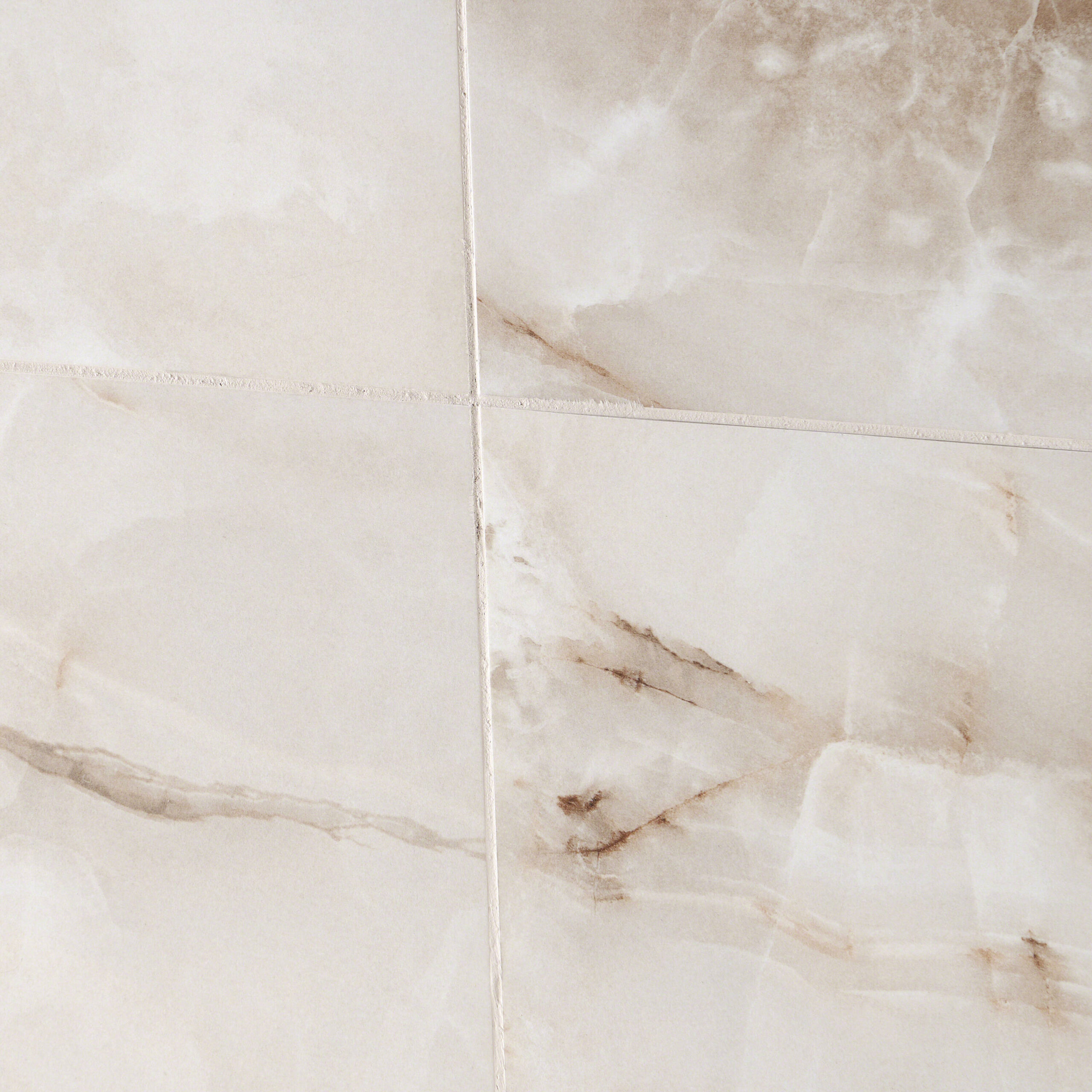 Artmore Tile Primary Beige 12-in x 24-in Polished Porcelain Marble look Floor and Wall Tile ( 15.5-sq ft / Carton ) | EXT3RD101613
