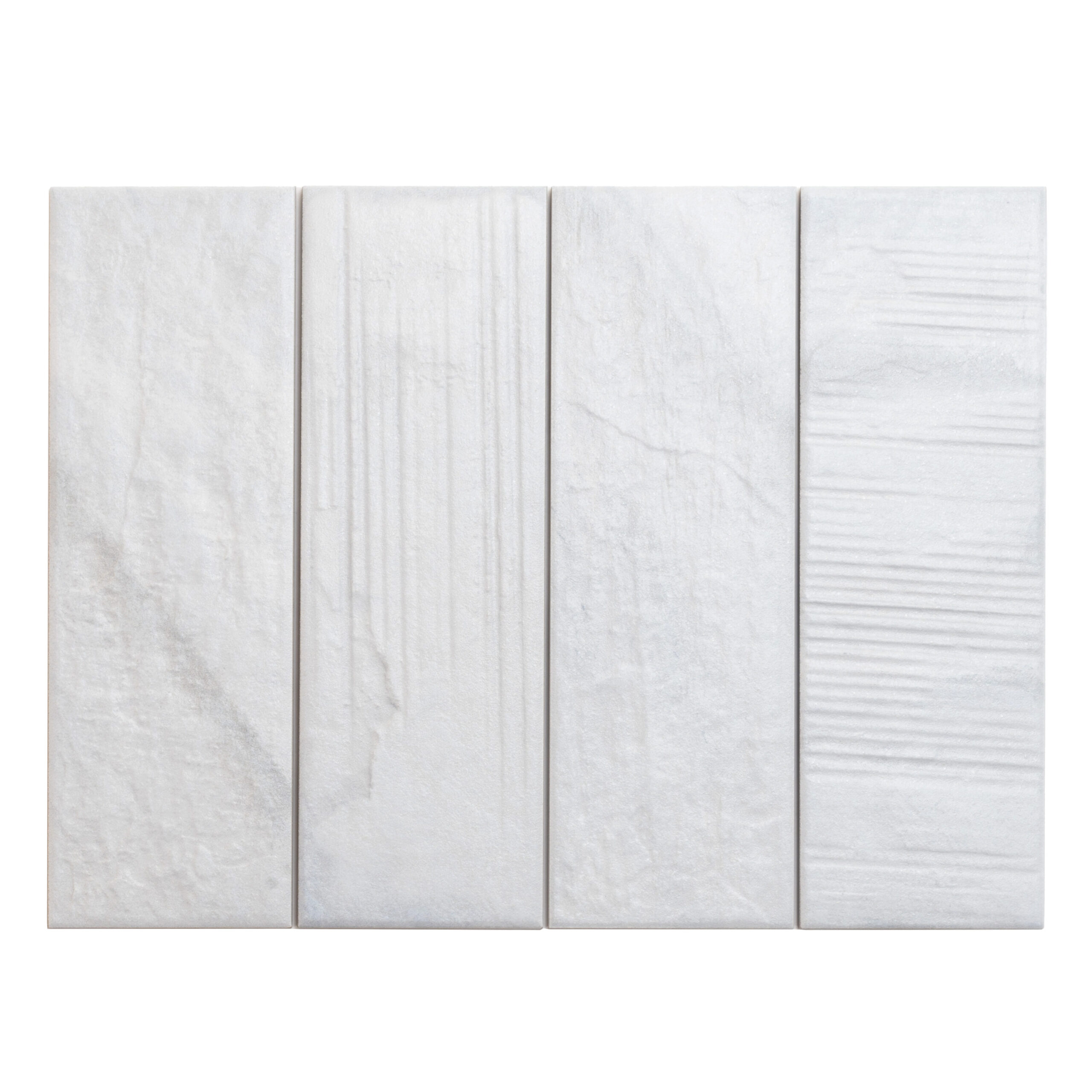 Apollo Tile White 4-in x 12-in Matte Porcelain Patterned Floor and Wall Tile ( 12.03-sq ft / Carton ) | APLEC91