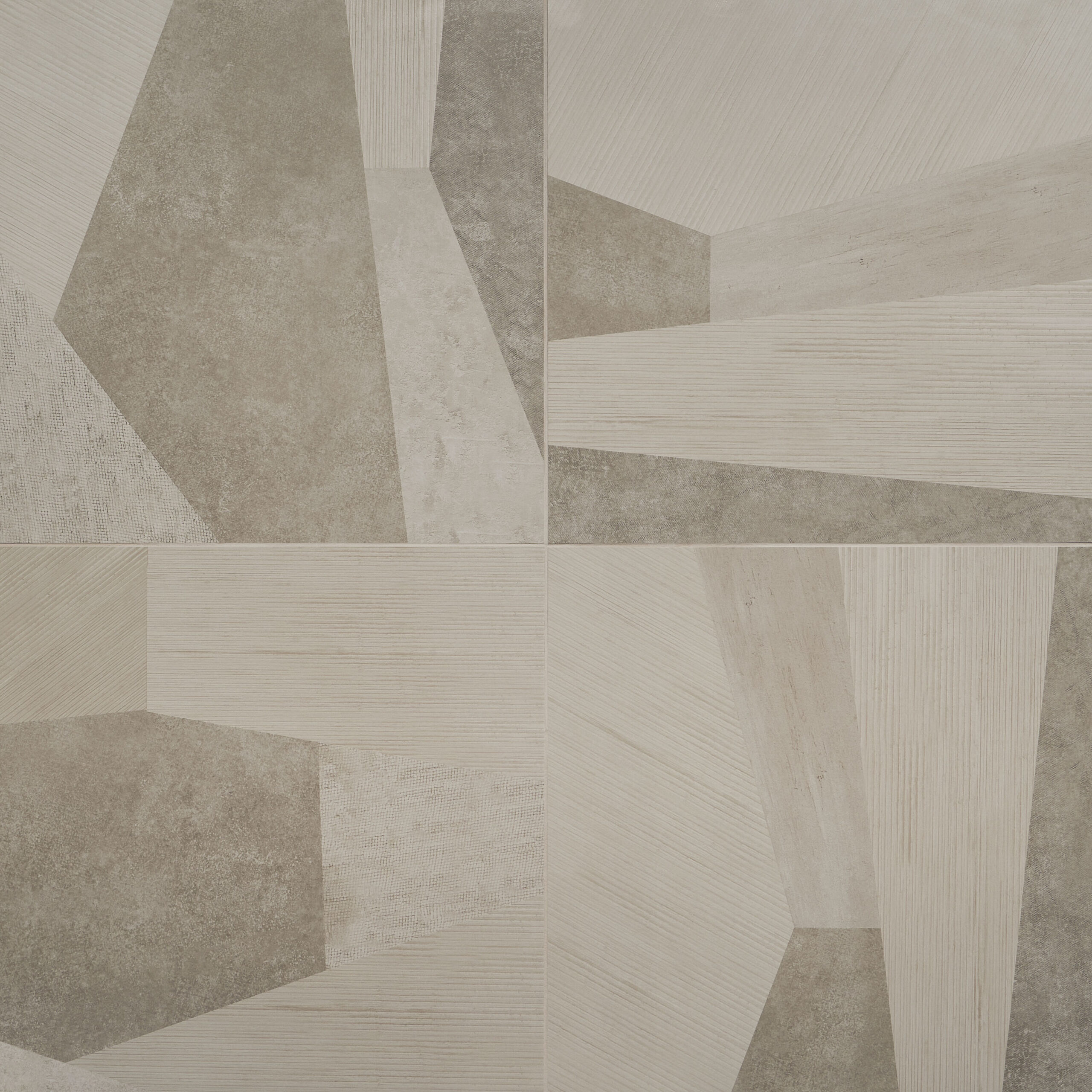 Artmore Tile Narrative Taupe 24-in x 24-in Matte Porcelain Patterned Floor and Wall Tile ( 11.62-sq ft / Carton ) | EXT3RD108175