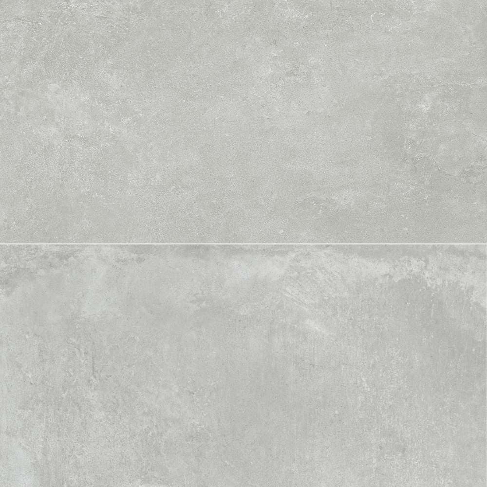 The Tile Life Ledger Gris 24-in x 48-in Matte Porcelain Cement look Floor and Wall Tile ( 15.49-sq ft / Carton ) | TGROU2448GR