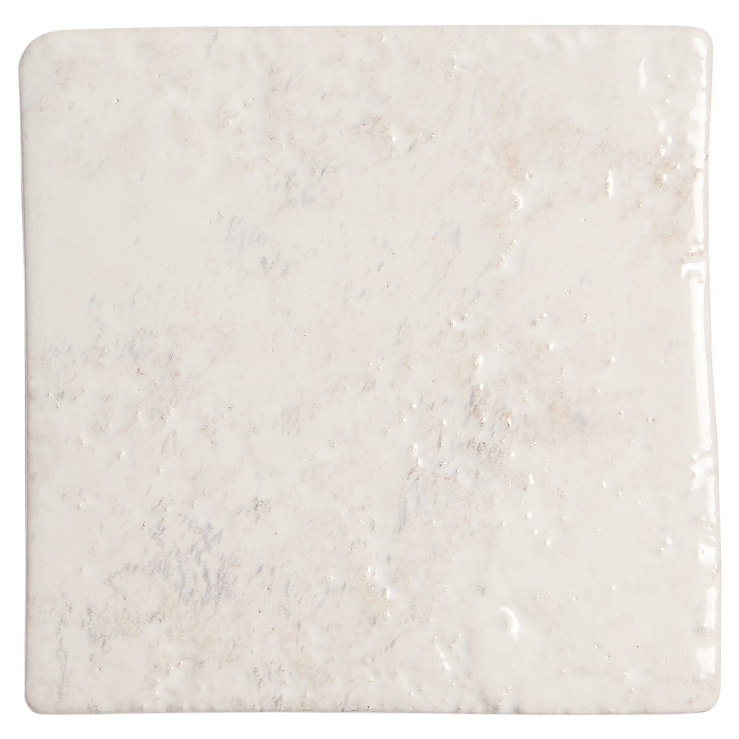 Artmore Tile Sample - Aether Seashell White 5-in x 5-in Glossy Porcelain Stone look Floor and Wall Tile one_size | EXT3RD110569