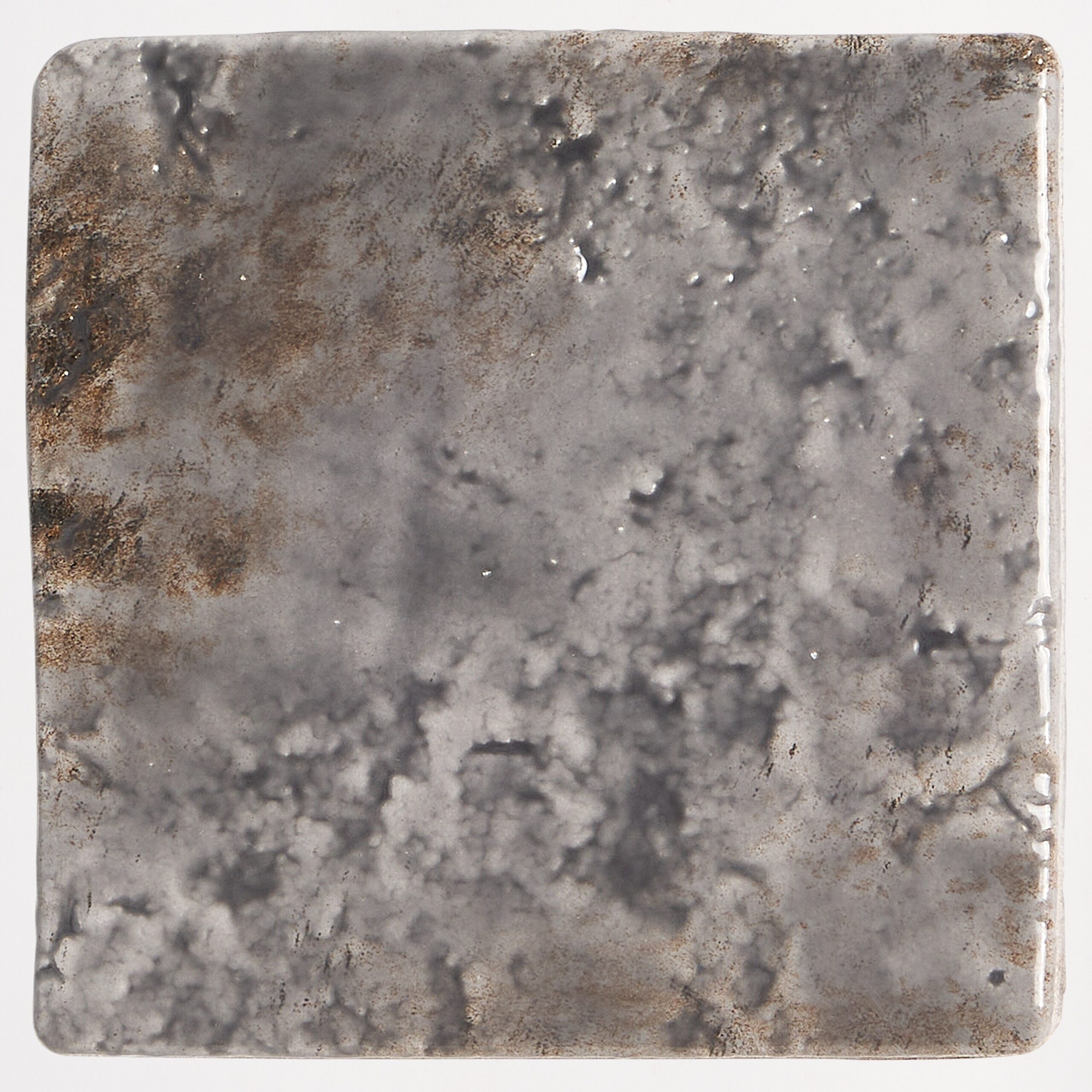 Artmore Tile Sample - Aether Smoke Gray 5-in x 5-in Glossy Porcelain Stone look Floor and Wall Tile one_size | EXT3RD110570