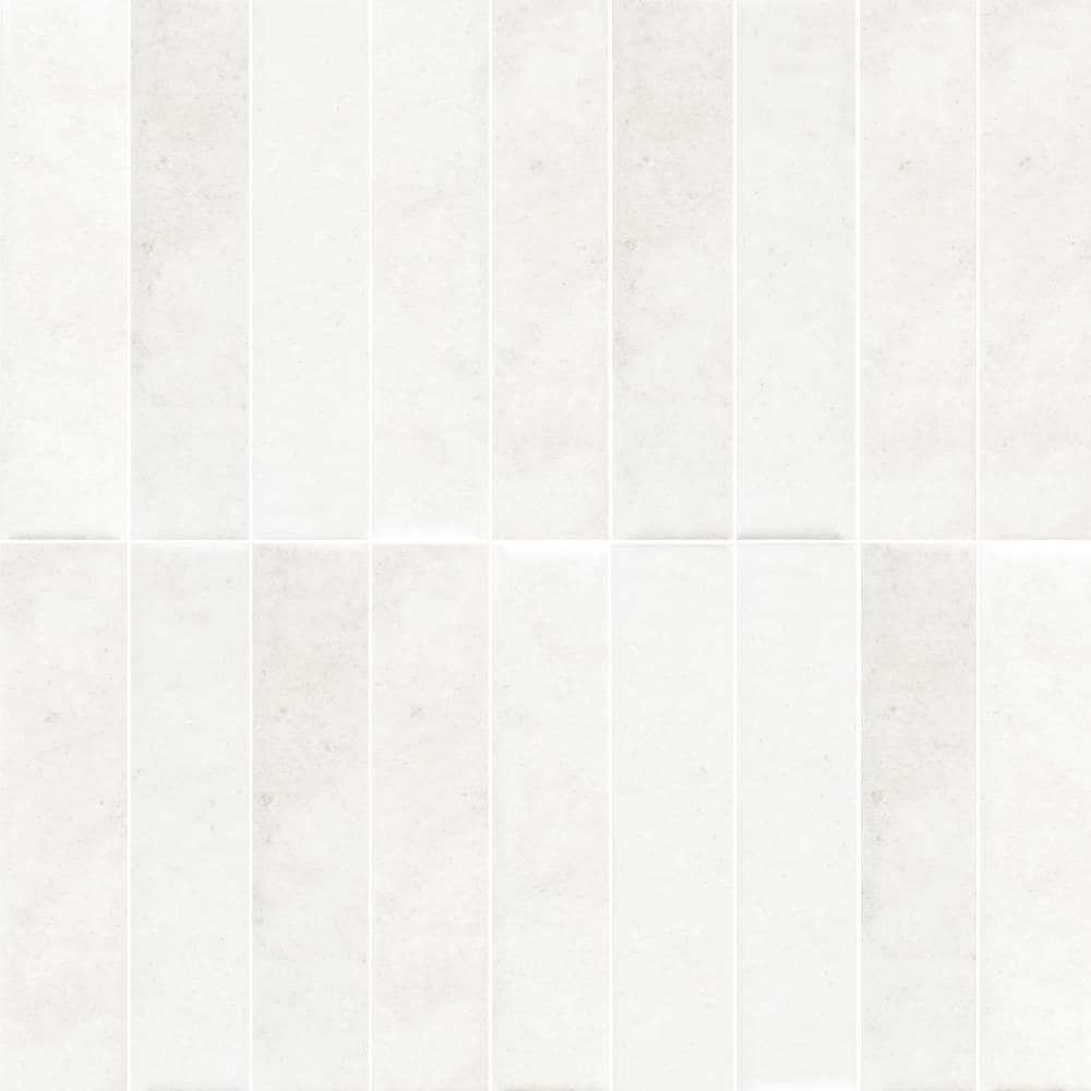 The Tile Life Lazio Snow 2-in x 8-in Glossy Porcelain Subway Floor and Wall Tile ( 5.17-sq ft / Carton ) | THARM0208SN