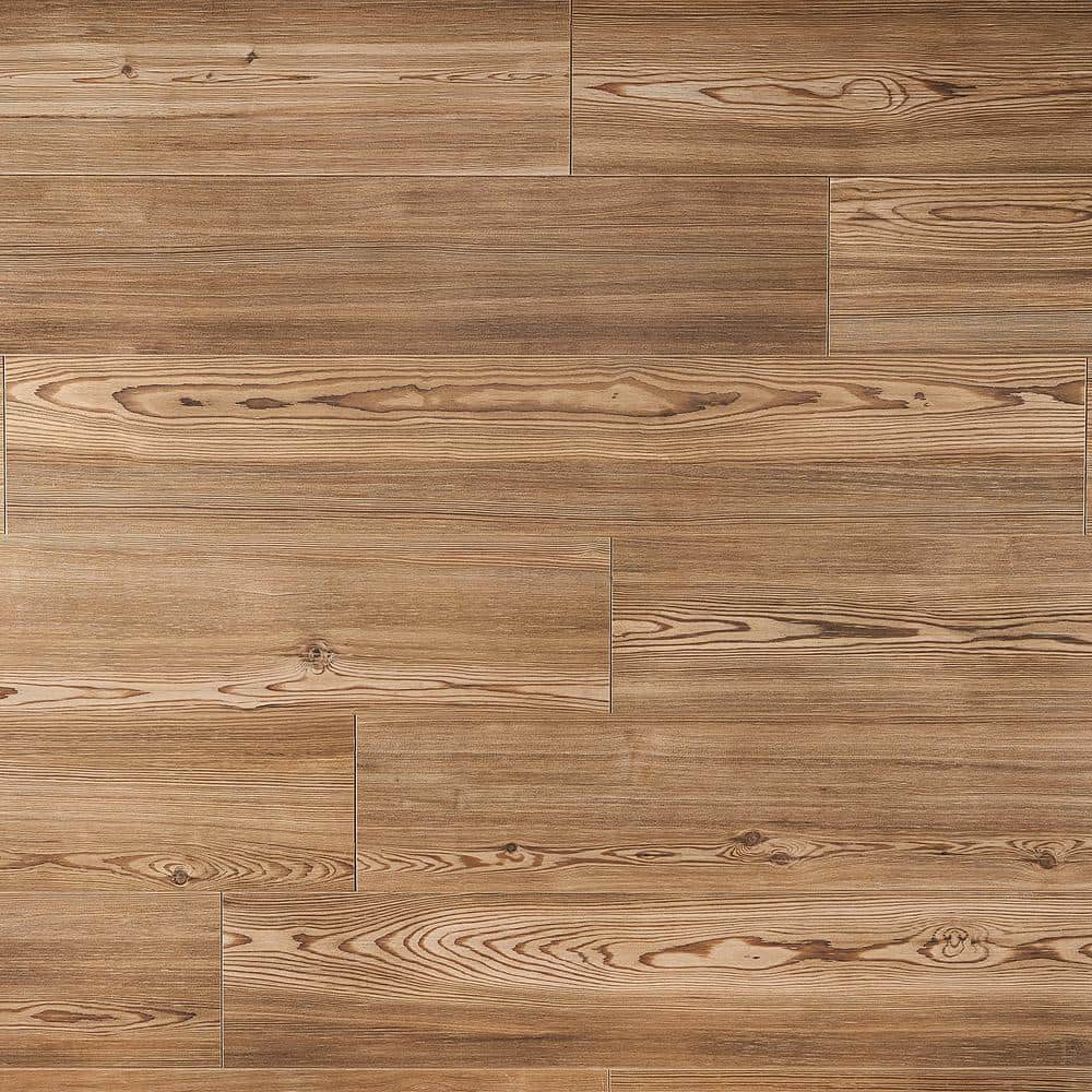 Balsa Caramel 8 in. x 48 in. Matte Porcelain Floor and Wall Tile (10.32 sq. ft./Case)