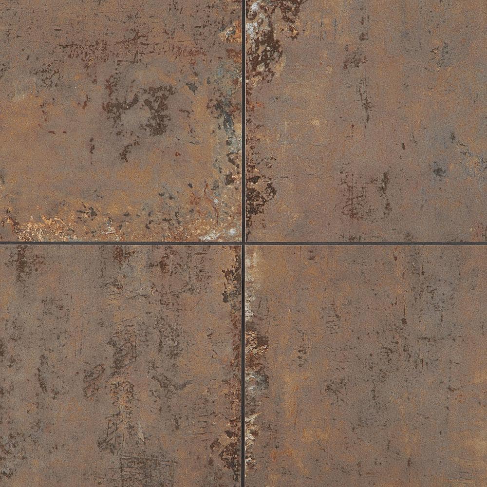 Mantis Copper 23.62 in. x 23.62 in. Matte Porcelain Floor and Wall Tile (11.62 sq. ft./Case)