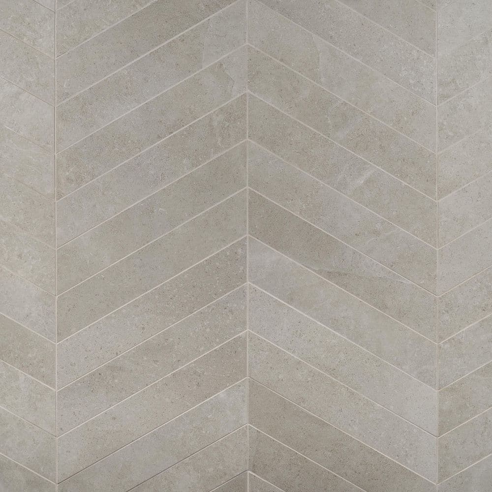 Malaga Greige 4 in. x 8 in. Matte Porcelain Floor and Wall Tile Sample