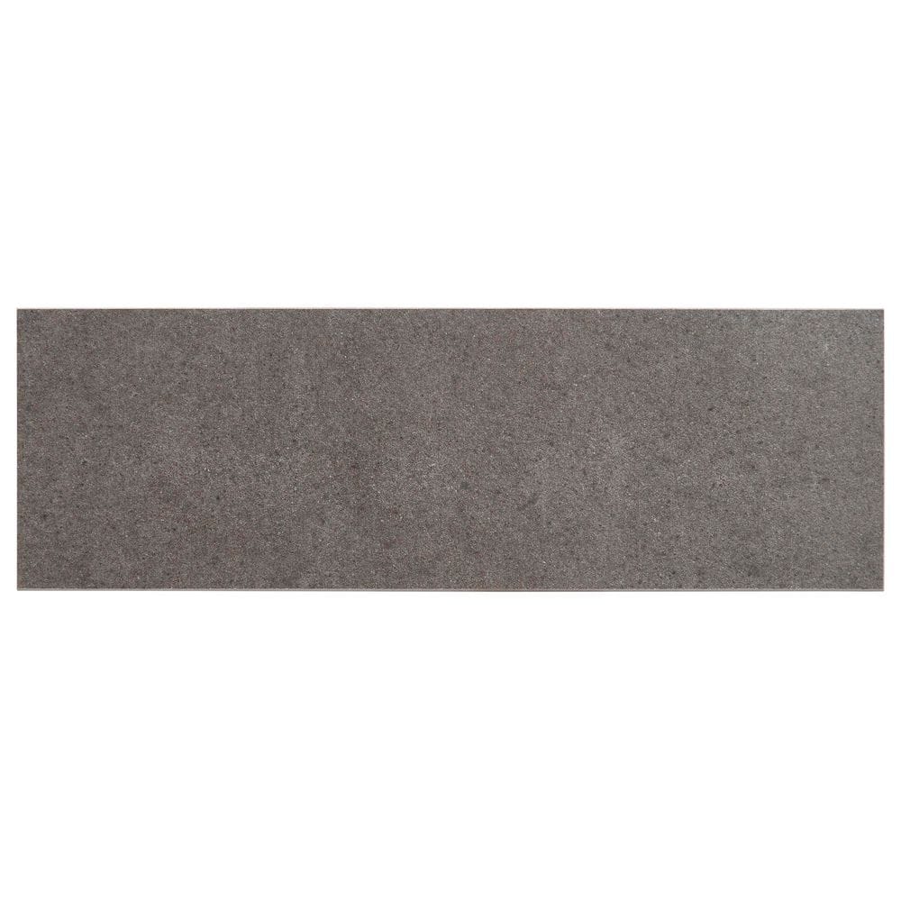 Sarto Petite Gray 4 in. x 0.35 in. Terrazzo Look Matte Porcelain Floor and Wall Tile Sample