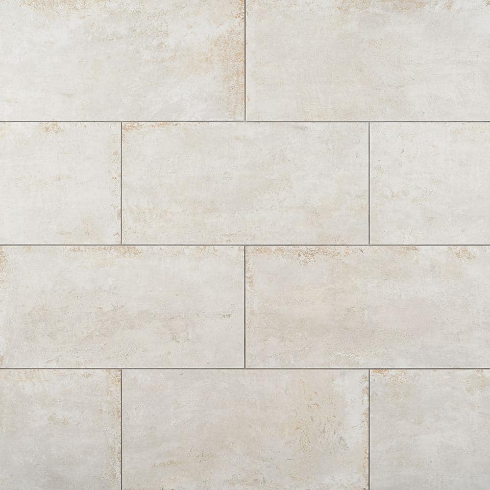 Mantis Ivory 11.81 in. x 23.62 in. Matte Porcelain Floor and Wall Tile (13.55 sq. ft./Case)