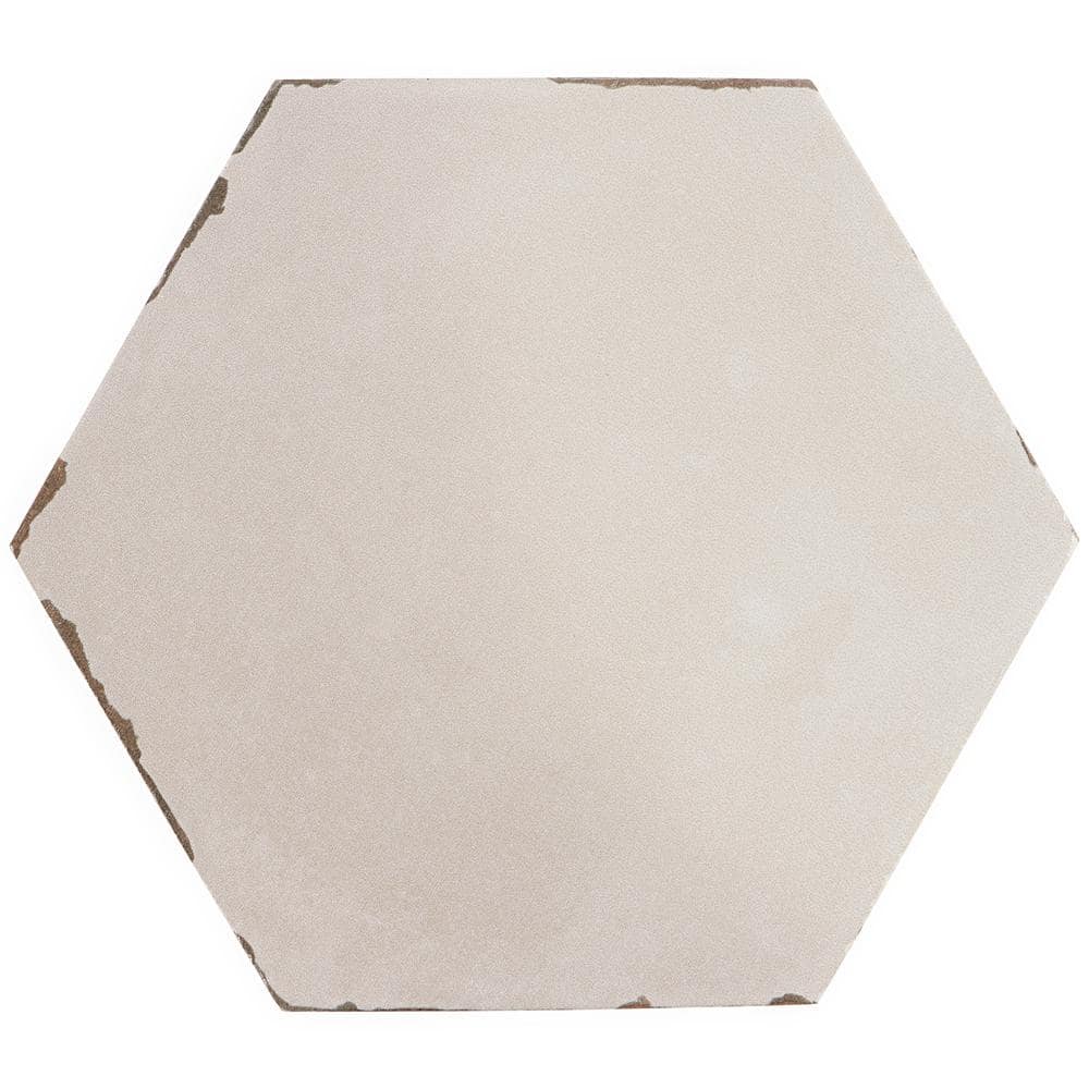 Alexandria 5.5 in. x 6 in. Taupe Porcelain Floor and Wall Tile (5.38 sq. ft. / case)